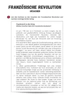 Vorschau - Arbeitsblätter - Französische Revolution ⎮ Ursachen - Sachtext und Aufgaben - Seite 1