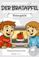 Vorschau - Arbeitsblätter - "Der Bratapfel" - Gedicht Weihnachten - Deckblatt