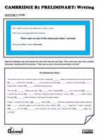 Vista previa - Hojas de trabajo - B1 PRELIMINARY – WRITING TASKS: Email, Article & Story (10) - página 3
