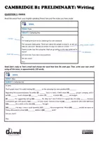 Aperçu - Préparation de séance / Séance complète - B1 PRELIMINARY WRITING GUIDES & 30 WRITING TASKS – Learning Pack - Page 2