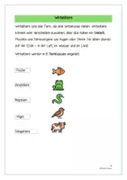Vorschau - Stundenentwürfe - Wir teilen das Tierreich ein - Tierklassen kennenlernen (Wirbeltiere/ Wirbellose Tiere) Systematik Tierreich - Seite 3