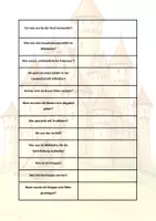Vorschau - Arbeitsblätter - Mittelalter Check/ Mittelaltercheck Fragen zum Quiz von Tobi (mit Lösungen) - Seite 1