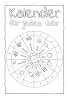 Vorschau - Arbeitsblätter - Bastelkalender/ Dauerkalender zum Ausmalen - Seite 2
