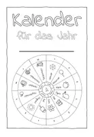 Vorschau - Arbeitsblätter - Bastelkalender/ Dauerkalender zum Ausmalen - Seite 3