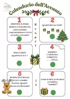 anteprima - Esercizi - Calendario dell'avvento cl 1-2 - Pagina 1