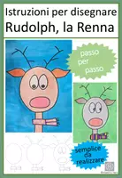 anteprima - Materiale per pittura e bricolage - Lavoretto: Rudolph, la renna - Pagina di copertina