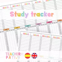 Vista previa - Para docentes: organización, planificación y formación - Tracker de horas de estudio - Portada