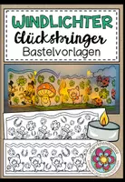 Vorschau - Mal- und Bastelvorlagen - WINDLICHTER (Bastelvorlagen) - Sparpaket (wachsendes Paket) - Seite 1