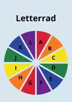 Voorbeeld - Het letterrad - 1ste leerjaar/groep 3 - Pagina 1