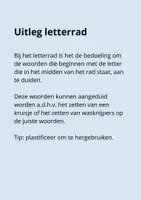 Voorbeeld - Het letterrad - 1ste leerjaar/groep 3 - Pagina 2
