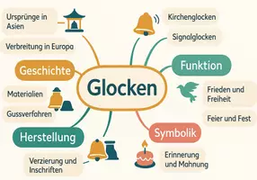 Vorschau - Arbeitsblätter - Arbeitsblatt zum Thema "Glocken" + Onlineübung & MP3 + Mindmap + Infografik - Seite 2
