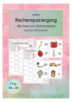 Vorschau - Arbeitsblätter - Rechenspaziergang ZZ +- bis 100 - Deckblatt