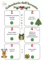 anteprima - Esercizi - Calendario dell'avvento matematico cl 4 - Pagina 1