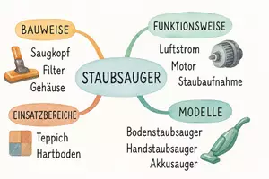 Vorschau - Arbeitsblätter - Arbeitsblätter zum Thema "Staubsauger" + Lösung & MP3 + Mindmap + Infografik - Seite 2