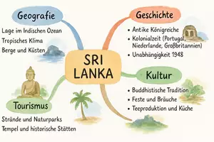Vorschau - Arbeitsblätter - Arbeitsblätter "Sri Lanka" + Lösung & MP3 + Mindmap + Infografik - Seite 2