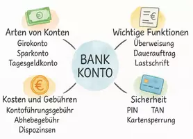 Vorschau - Arbeitsblätter - Arbeitsblätter zum Thema "Bankkonto" + Lösung & MP3 + Mindmap + Infografik - Seite 2