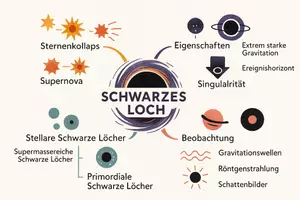Vorschau - Arbeitsblätter - AB mit Fragen zum Thema "Schwarze Löcher" + Lösungsblatt + Mindmap + Infografik - Seite 2