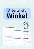 Vorschau - Arbeitsblätter - Winkel messen & zeichnen - Kleines Abeitsheft - Deckblatt