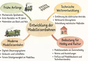 Vorschau - Arbeitsblätter - Arbeitsblätter "Entwicklung der Modelleisenbahnen" + Lösung & MP3 + Mindmap + Infografik - Seite 3