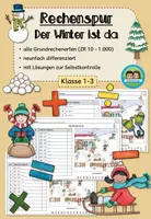 Vorschau - Arbeitsblätter - Rechenspur - Der Winter ist da (Klasse 1-3) - Deckblatt