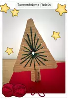 Vorschau - Arbeitsblätter - Weihnachten - Tannenbaum fädeln - Kunstprojekt - Feinmotorik und visuelle Wahrnehmung - Seite 2