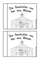 Vorschau - Mal- und Bastelvorlagen - Die Weihnachtsgeschichte nach Matthäus - OHNE TEXT - Seite 1