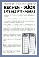 Vorschau - Arbeitsblätter - DER SATZ DES PYTHAGORAS - Materialpaket - Seite 2