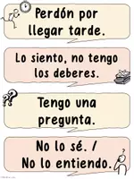 Vorschau - Poster - Frases útiles para la clase de español Poster - Deckblatt