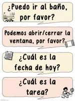 Vorschau - Poster - Frases útiles para la clase de español Poster - Seite 3