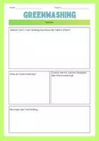 Vorschau - Arbeitsblätter - Greenwashing am Bsp. Got Bag - Deckblatt