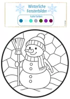 Vorschau - Stundenentwürfe - Winterliche Fensterbilder (Öl-Trick / Buntglas optik) - Seite 3