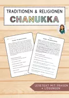 Vorschau - Arbeitsblätter - Chanukka - Das jüdische Lichterfet - Deckblatt