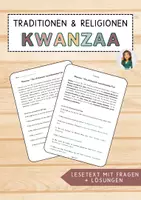 Vorschau - Arbeitsblätter - Kwanzaa - Ein afrikanisch-amerikanisches Fest - Deckblatt