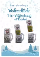Vorschau - Mal- und Bastelvorlagen - Weihnachten basteln - Teetasse mit Einschub - Deckblatt