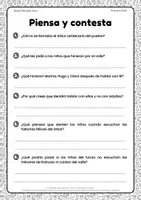 Vista previa - Hojas de trabajo - Comprensión lectora práctica para 3º curso - página 3