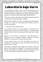 Vista previa - Hojas de trabajo - Lectura comprensiva y ejercicios | 3º Primaria - página 1