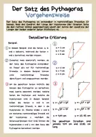 Vorschau - Arbeitsblätter - Satz des Pythagoras - Anwendungsbeispiele - ebene Figuren - Seite 2