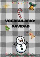 Vista previa - Refuerzo / NEE / Materiales de apoyo - Tarjetas: Vocabulario de Navidad - Portada