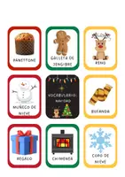 Vista previa - Refuerzo / NEE / Materiales de apoyo - Tarjetas: Vocabulario de Navidad - página 3