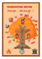 Vista previa - Tarjetas / Manipulativos - I have... who has got? Thanksgiving edition - Portada