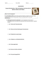 Vorschau - Arbeitsblätter - Arbeitsblatt Grundrechte (Arbeit mit dem Grundgesetz) - Deckblatt