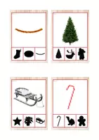 Vista previa - Tarjetas / Manipulativos - Asociación sombras (Navidad) - página 2