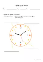 Vorschau - Arbeitsblätter - Die Uhrzeit - Seite 2