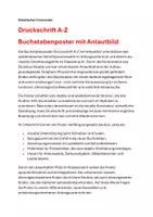 Vorschau - Poster - Buchstabenposter mit Anlautbild - Seite 1