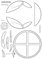 Vorschau - Mal- und Bastelvorlagen - ❄️ Winterfenster - Bastelvorlage (Klasse 3 & 4) / Weihnachten - Seite 2