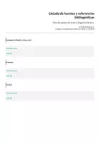 Vista previa - Hojas de trabajo - Ficha de apuntes de lectura. Orgniza tu lectura - página 1