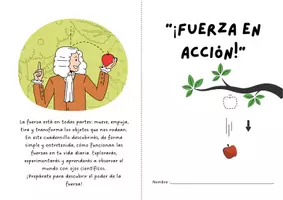 Vista previa - Unidades / Secuencias / Situaciones de Aprendizaje - CUADERNILLO ¡Fuerza en acción! Guía de investigación - Portada