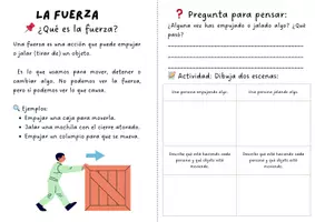 Vista previa - Unidades / Secuencias / Situaciones de Aprendizaje - CUADERNILLO ¡Fuerza en acción! Guía de investigación - página 1