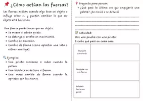 Vista previa - Unidades / Secuencias / Situaciones de Aprendizaje - CUADERNILLO ¡Fuerza en acción! Guía de investigación - página 2