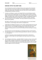 Vorschau - Arbeitsblätter - Klassenarbeit Märchen & Zeitformen des Verbs – zweifach differenziert (G/M-Niveau) - Seite 2